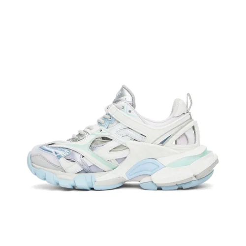 Balenciaga Track 2,0 PASTEL Низкий топ Кроссовки с толстой подошвой Женские Белые Синие Розовые