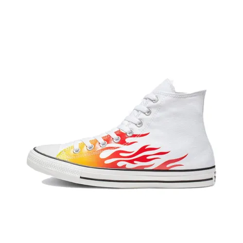 Converse Chuck Taylor All Star Archive Принт Износостойкий и Легкий Высокий Топ Кеды Унисекс Белый