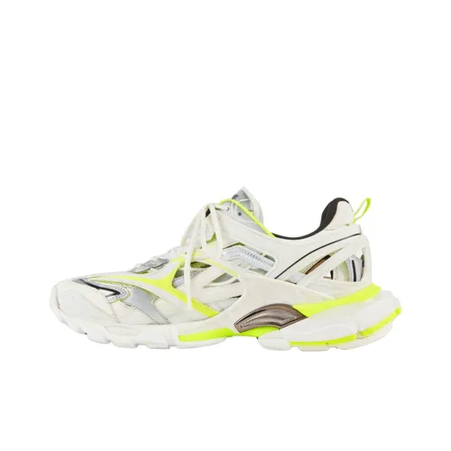 Balenciaga Track 2,0 Low Топ Толстая подошва Кроссовки Мужские Желто-белые