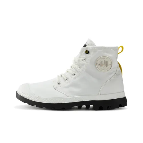 Palladium Pampa Rcycl WP 2 Устойчивый к истиранию противоскользящий дышащий водонепроницаемый высокий топ кеды унисекс белый