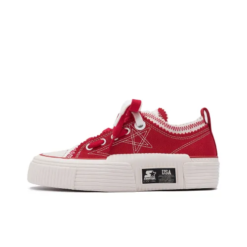 STARTER Противоскользящие Устойчивые к износу Дышащие Увеличивающие высоту Низкие кеды Мужские Красные