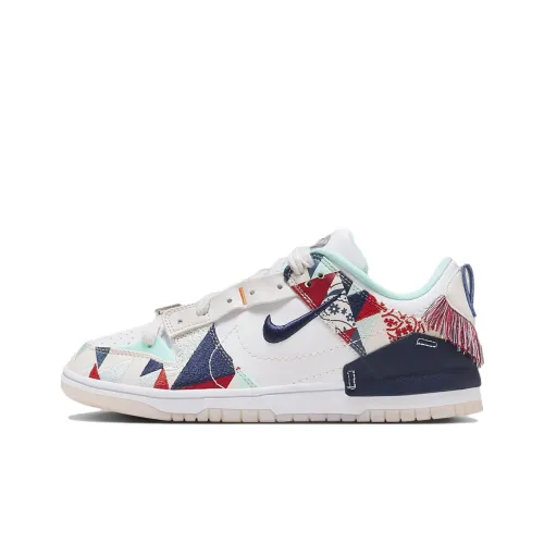 Nike Dunk Disrupt 2 Скейтборд Кроссовки Низкие Белые Синие Красные Женские