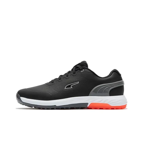 PUMA Alphacat Nitro Low Топ Обувь для гольфа Мужская Черная Красная