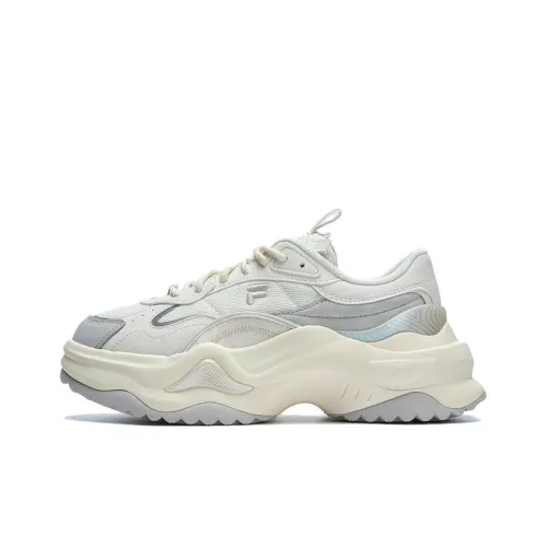 FILA FUSION BIANCO II Бьянко 2 Low Топ Толстоподошвенные кроссовки Женские Белые Серые