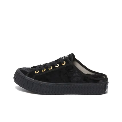 EXCELSIOR BOLT Вельвет Антискользящий и Износостойкий Увеличивающий Высоту Низкий Топ Кеды Унисекс Классический Черный