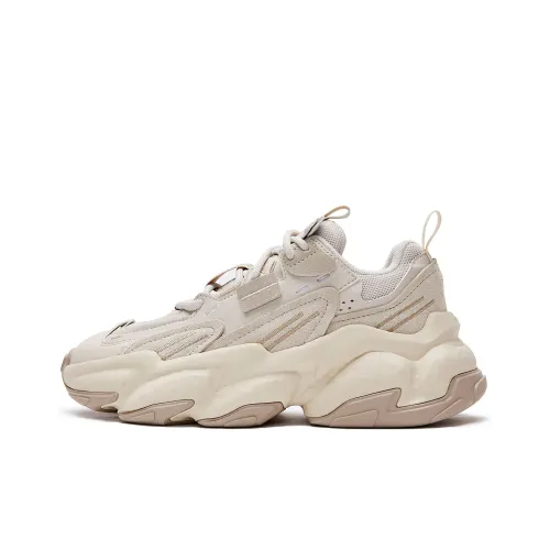 STARTER Rock Formation Series Амортизаторы Slip-resistant и устойчивые к истиранию Низкий топ Толстая подошва Женские Бежевые