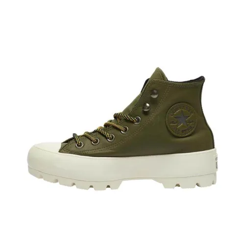 Converse Chuck Taylor All Star Lugged Hi High Топ Кеды Женские Оливково-зеленый