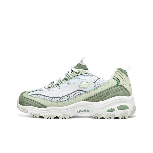 Skechers D'LITES 1,0 Высота Увеличивающие Кроссовки Женские Мятно-Зеленые