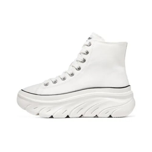 Skechers Street Series Высокие Кеды Женские Белые
