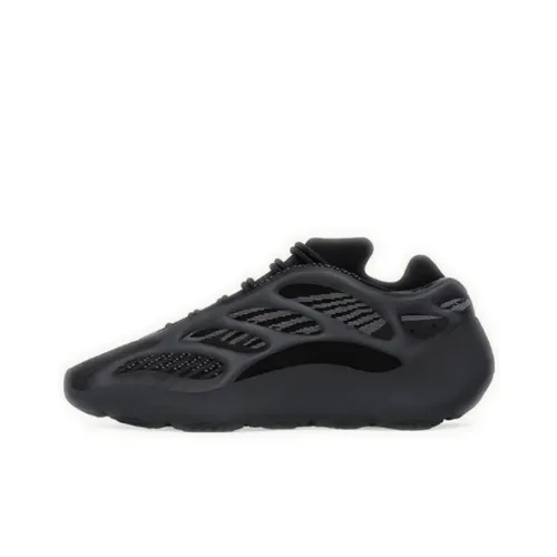 Adidas Originals Yeezy Boost 700 V3 Alvah Дышащий Низкий Топ Кроссовки с Толстой Подошвой Унисекс Черные