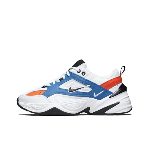 Nike M2K Tekno Low Топ Низкие Кроссовки для бега Мужские Белые Синие Красные