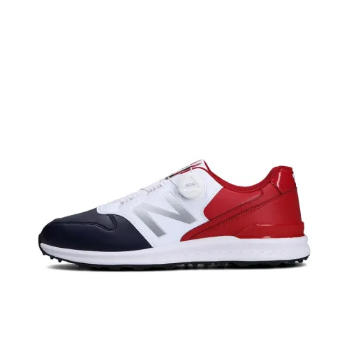 New Balance NB 996 Series Городской Позиционирование Стиль Низкий Топ Обувь для гольфа Унисекс Белый Синий Красный