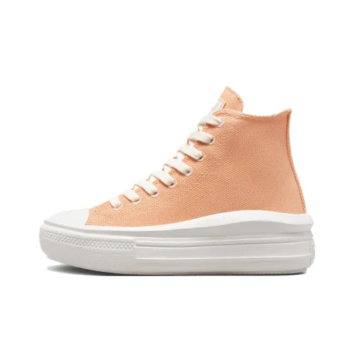 Converse Chuck Taylor All Star Move Платформа OVERSIZED Патч Высокие Кеды Женские Апельсин