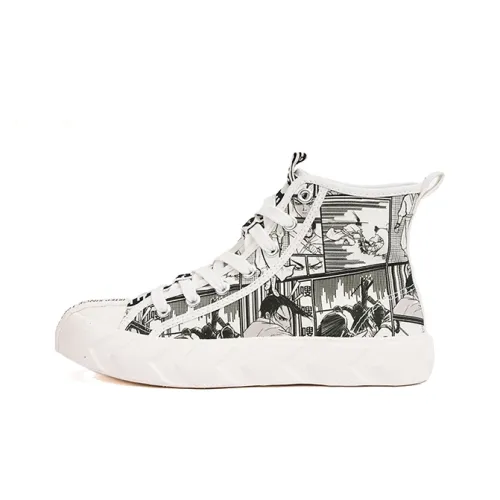 ISTEP High-Top Canvas Shoes Мужские Черные