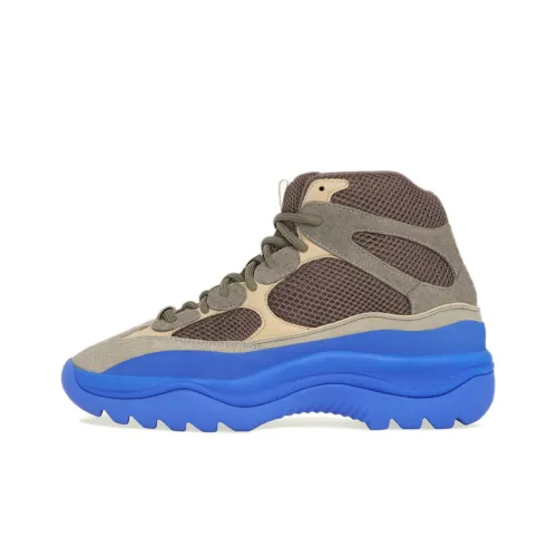 Adidas Originals Yeezy DSRT Desert Boot 'Тауповый Синий' Устойчивый к истиранию Короткий Аутдор Унисекс Синий Коричневый