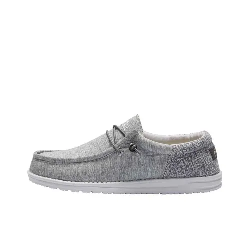 Heydude Low-Top Canvas Shoes Gray Men's