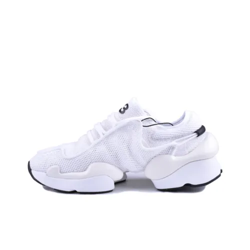 Y 3 Y 3 Kaiwa Дышащий Низкий Топ Кроссовки Унисекс Белые