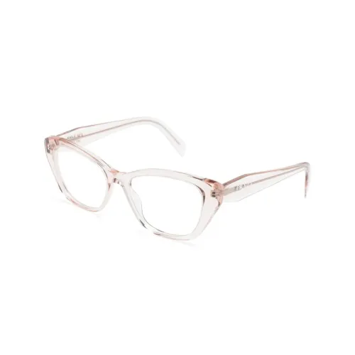 PRADA Ацетат Нерегулярная форма Оправы для очков Женские Прозрачный