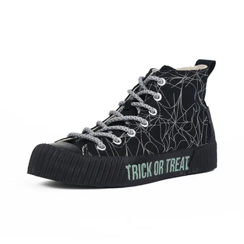 ISTEP High-Top Canvas Shoes Black Women's