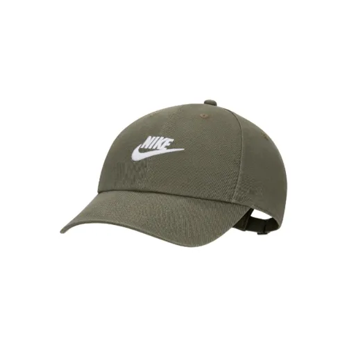 Nike Хлопковые кепки унисекс зеленые