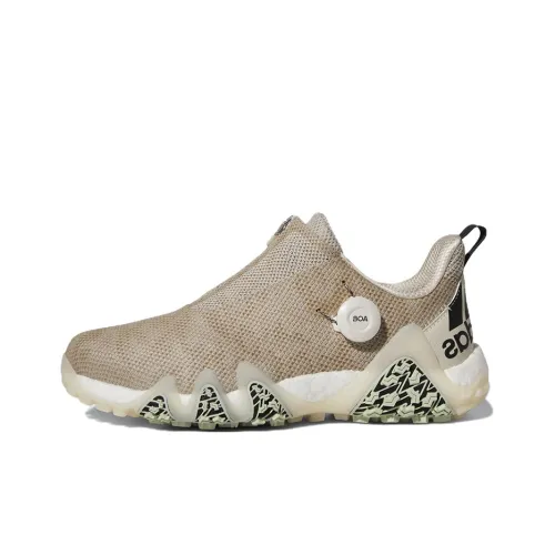 Adidas Износостойкий Дышащий MID Топ Обувь для гольфа Мужская Пшенично-коричневый