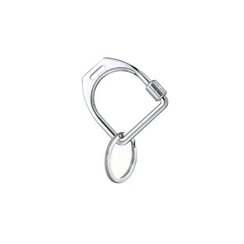 HERMES Etrier Брелоки Унисекс Серебряный