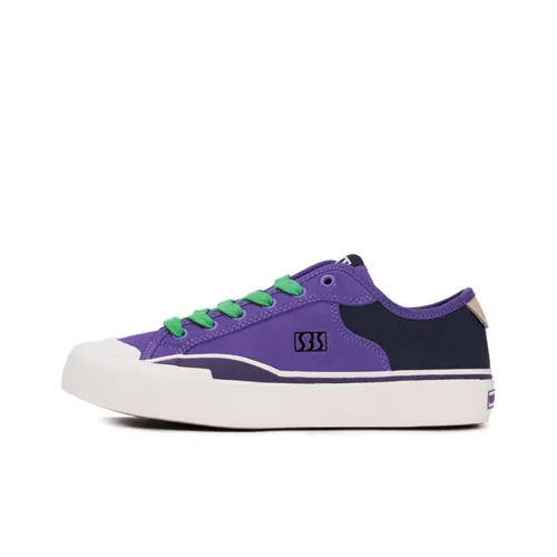 SEW BY SOU Canvas Shoes Unisex Charcoal Purple