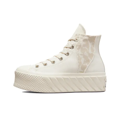 Converse Chuck Taylor All Star Lift 2X Платформа Высокие Кеды Женские Бежевые