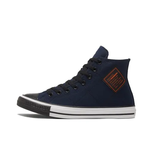 Converse Chuck Taylor All Star Износостойкие Легкие Амортизирующие Высокие Кеды Унисекс Темно-синие