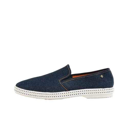 Rivieras Женские повседневные туфли Low Top Темный деним синий Унисекс