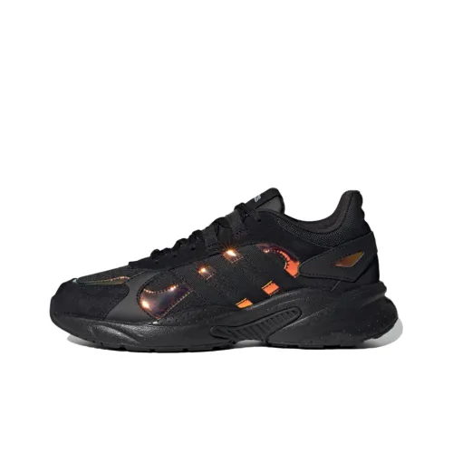 Adidas Neo Crazychaos Shadow Shock Absorbers Slip-resistant Abrasion-resistant Low Top Footwear Men's Black Gold Adidas Neo Crazychaos Shadow Shock Absorbers Slip-resistant Abrasion-resistant Низкие Кроссовки Мужские Черное Золото