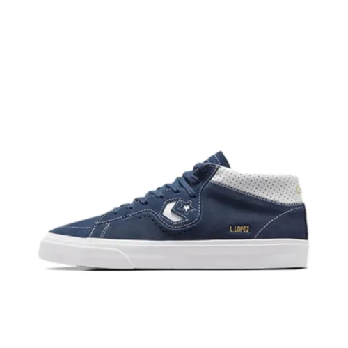 Конверс CONS Louie Lopez Pro Suede MID Top Canvas Shoes Women's Blue