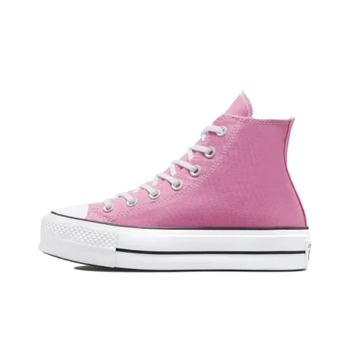 Converse Chuck Taylor All Star Lift High Высокий Устойчивый к истиранию Дышащий Легкий Высокий Топ Женские Розовый