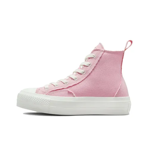 Converse Chuck Taylor All Star Lift Платформа OVERSIZED Патч Высокие Кеды Женские Розовые