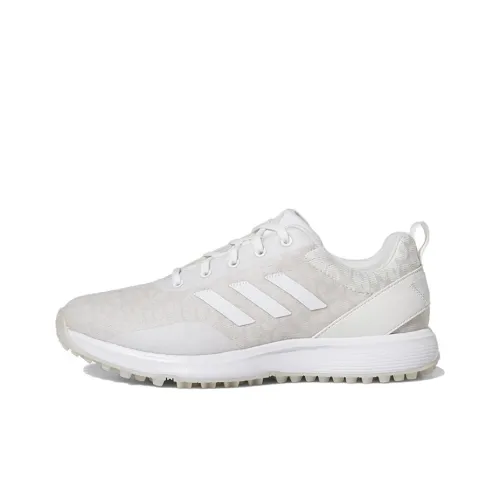 Adidas S2G SL 23 Амортизаторы Устойчивые к истиранию Низкий Топ Обувь для гольфа Женская Серый Белый