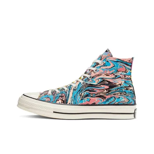 Converse Chuck Taylor All Star Устойчивые к истиранию ударопрочные высокие кеды унисекс с цветным дизайном