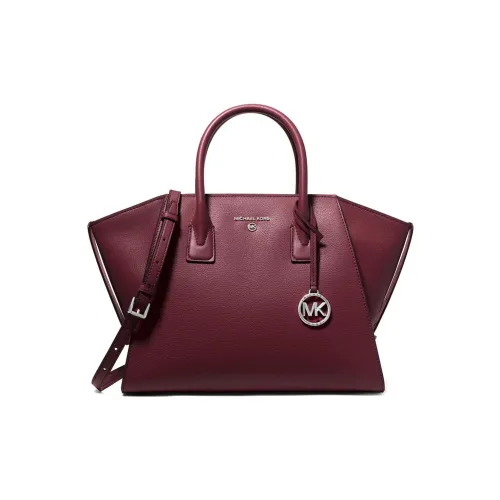 MICHAEL KORS Сумка через плечо из кожи большая женская бордового цвета