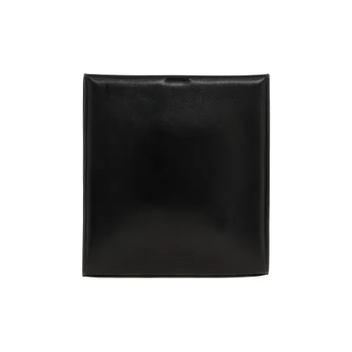 JIL SANDER Телячья кожа Сумка через плечо Женская Черная