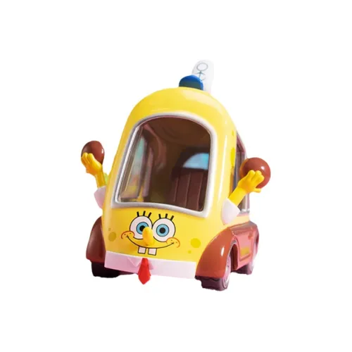 POP MART SpongeBob Touring Car Collection Sightseeing Car Слепые коробки Один Blind Коробка Целая коробка 9 шт