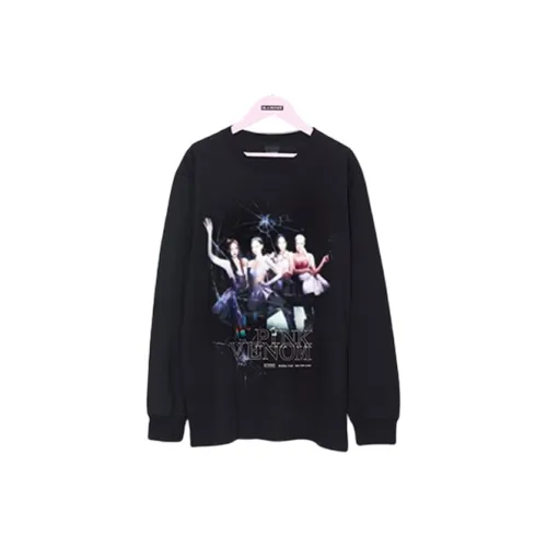 Черно-розовая рубашка с длинными рукавами "Веном" от IP Merch