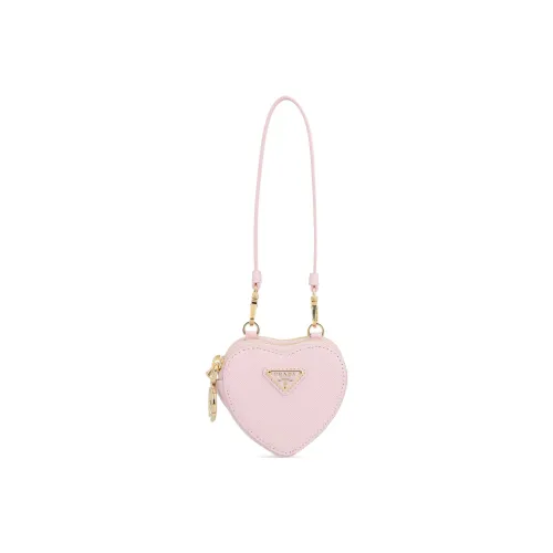 PRADA Saffiano кожа сумка-клатч мини женский светло-розовый
