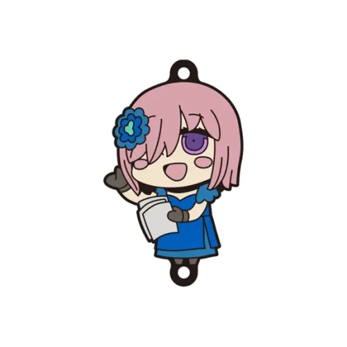 ANIPLEX+ Fate Grand Order Шестилетие RE Перепродукция Памятная Тиби Резиновая Подвеска Брелоки Аниме-тематические