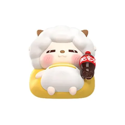 AULDEY The Счастливая Жизнь OF Овца And Серый Волк Lazy Овца'S Повседневный Слепые коробки Один Mystery Коробка Целая коробка 8 шт