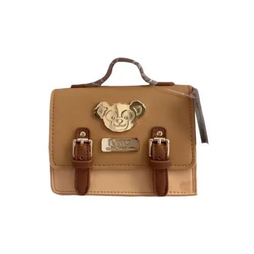 Disney Полиуретан Искусственная кожа Сумка через плечо Сумка Мини Женская Бежевая