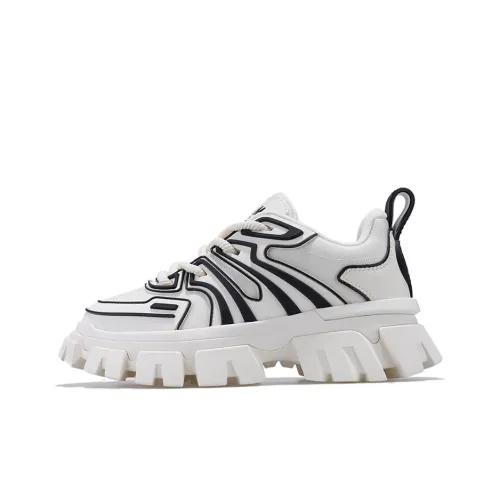 Палладий Low Top Белый Черный Мужские массивные кеды