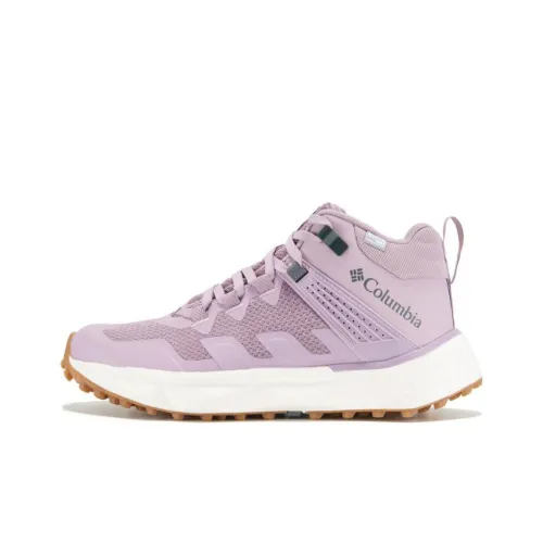 Columbia совместный бренд Амортизация Износостойкий MID Топ Походная обувь Женская Фиолетовая