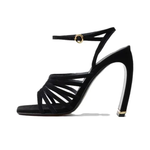 Lanvin one Ремень Сандалии Черные Женские