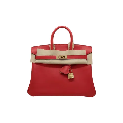 HERMES Birkin Jonathan Кожа Сумка Birkin Сумка Женская S3 Rouge De Coeur Сердце Красный