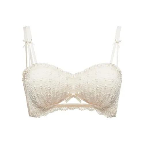 DUOQINGMAO Шампанский белый Женские Бюстгальтеры