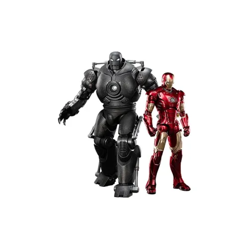 1 10 Iron Man Duel Набор Iron Tyrant Iron Man MK3 Светящийся в темноте EDITION Набор фигурок с подвижными суставами